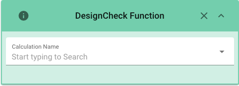 empty designcheck calculation